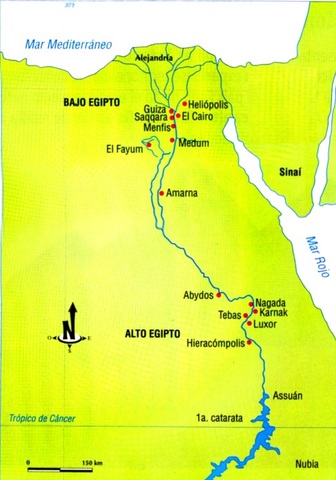 Ubicacion geografica de Egipto