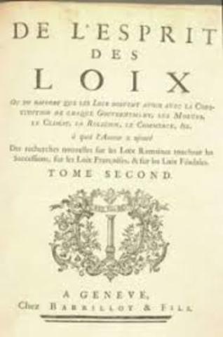 El Espíritu de las Leyes