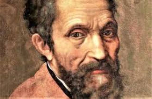 Nace el arquitecto, escultor y pintor italiano renacentista, Michelangelo Buonarroti