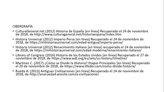 Fuentes de Información