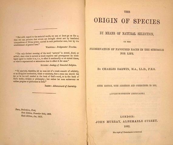 Charles Darwin parte en el bergantín Beagle hacia América del Sur.
