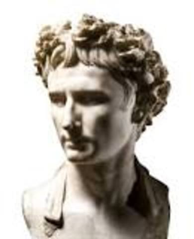 The Roman Empire begins