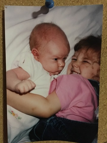 Became a big sister to Kendra.