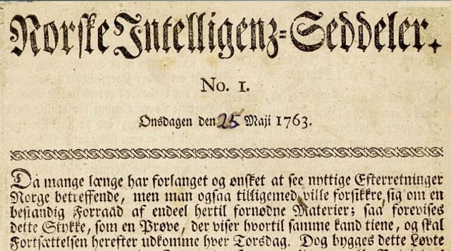 Norske Intelligentz-Seddeler