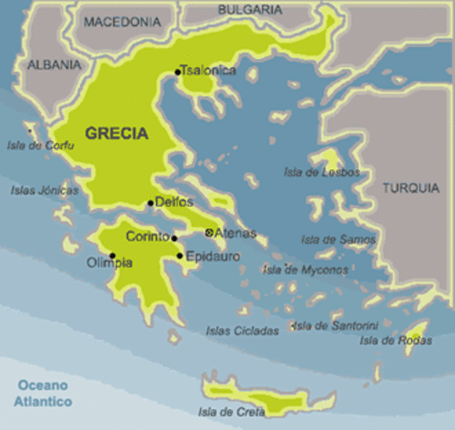 UBICACIÓN DE GRECIA