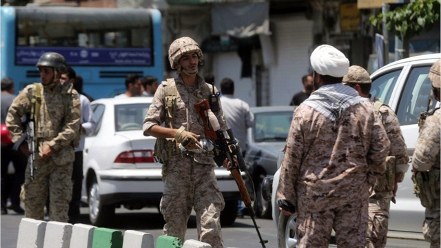 Gunmen open fire on a military parade in Ahvaz in Khuzestan Province, which has a large Arab population. An Arab nationalist organization and the Islamic State jihadist group both claim responsibility for the attack, in which 25 people were killed.