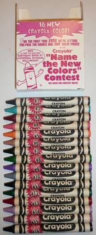 Crayola's "Name the Colors" Contest