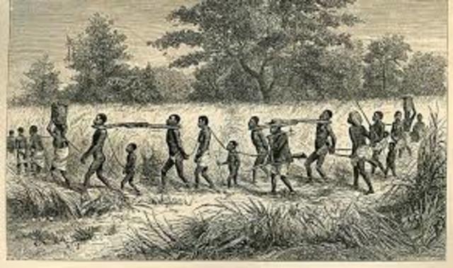Atlantic slave trade begins