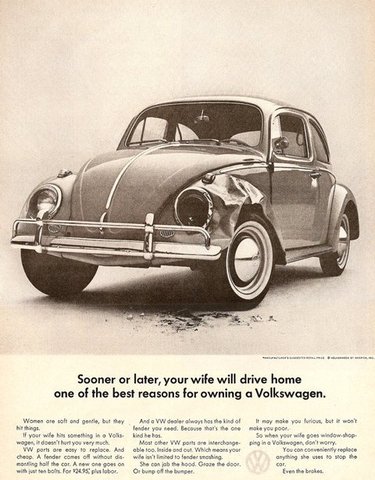 1960's- Volkswagen Ad