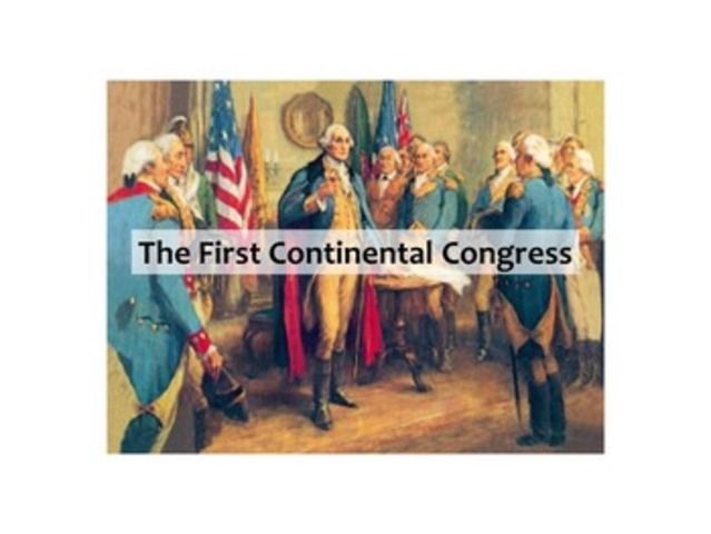 First Continental Congress
