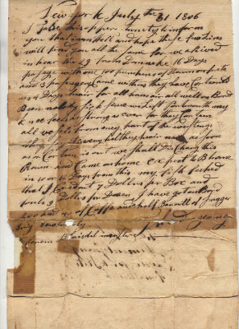 Ayres Sends a Letter Home