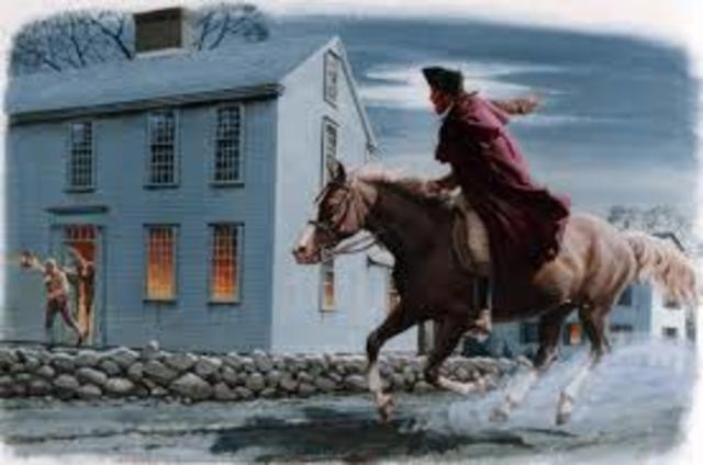 Midnight ride with Paul Revere