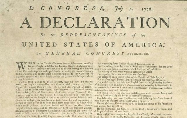 Declaration Of Independence