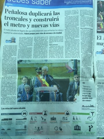 Posesión de Enrique Peñalosa