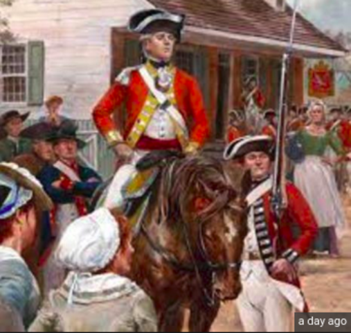 1,000's of Redcoats in Boston