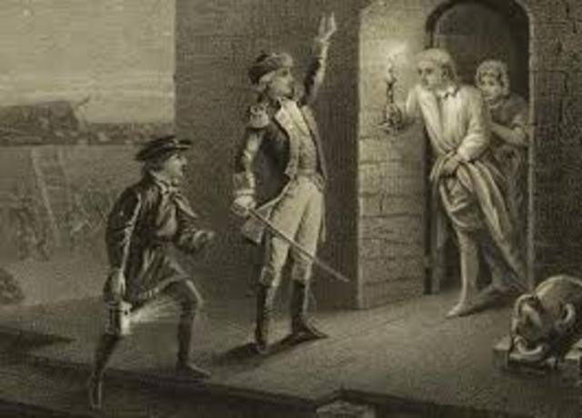 capture of fort Ticonderoga