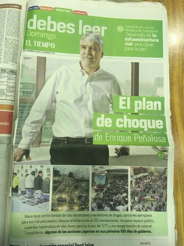 "plan de choque" de Peñalosa