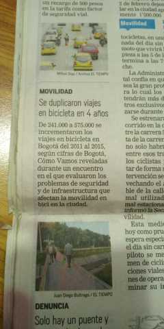 Ciclistas- cifras