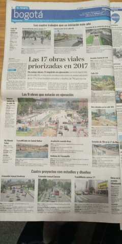 Obras y movilidad en Bogotá