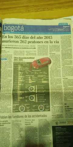 Peatones y accidentes de tránsito-cifras