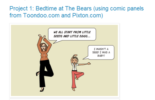 Project 1: ToonDoo.com and Pixton.com