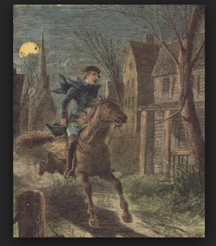 Midnight ride of Paul Revere