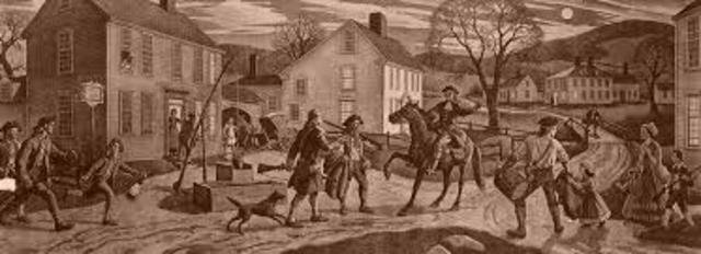 Midnight ride of Paul Revere