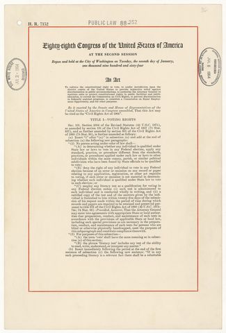 The Civil Rights Act Passes