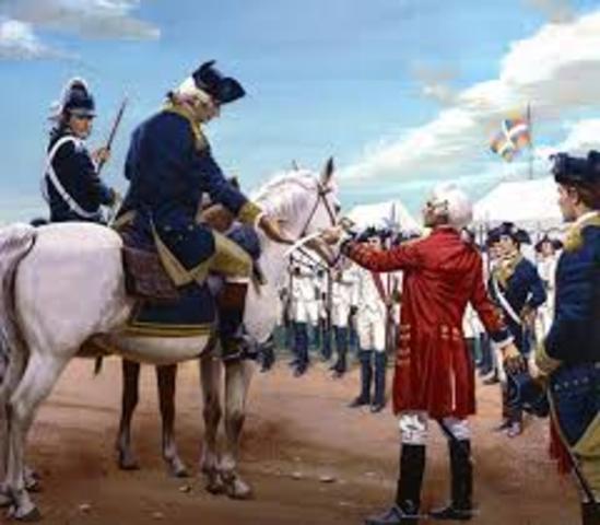 France provides aid to the colonists