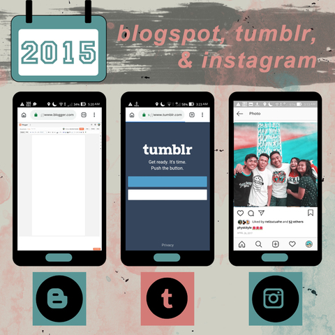 [ 2015 ] - blogspot, tumblr and instagram
