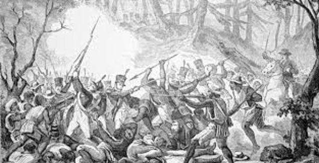 Batalla del monte de las cruces.