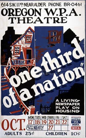 Ingreso al WPA  Federal Theatre Project.