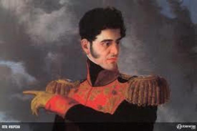 Antonio López de Santa Anna.