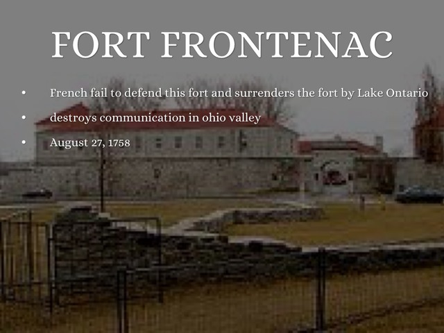 Fort Frontenac Surrendered