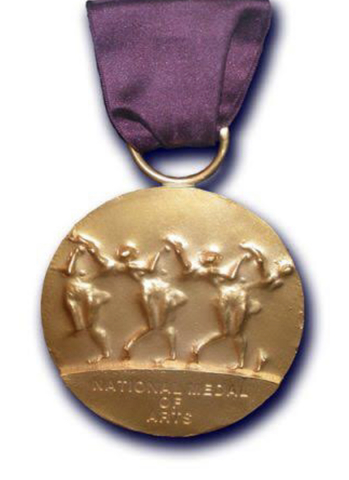 Le entregaron la “American National Medal of the arts”.