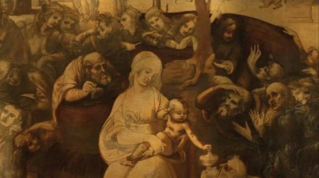 Adoración de los magos.