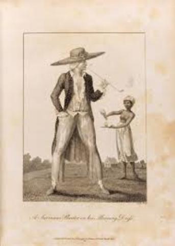 Dutch traders begin transporting slaves regularly