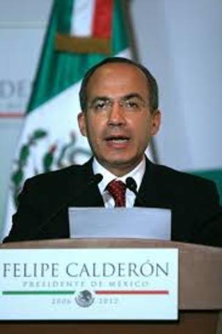 FELIPE DE JESUS CALDERON HINOJOSA (2006 - 2012)