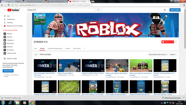 El dia que em vaig crear el meu canal de YouTube