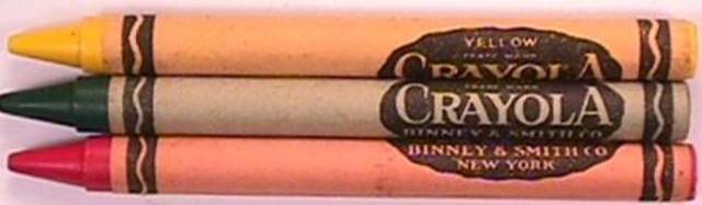 Crayola Changes the look of the paper of the gold metal line again