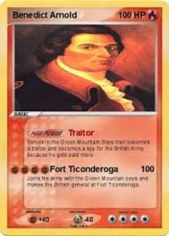 Benedict Arnold Traitor