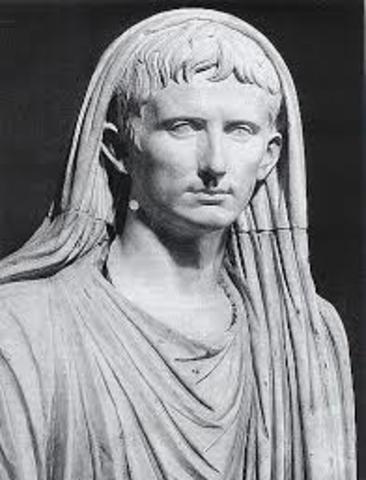 Octavian proclaimed Augustus Caesar