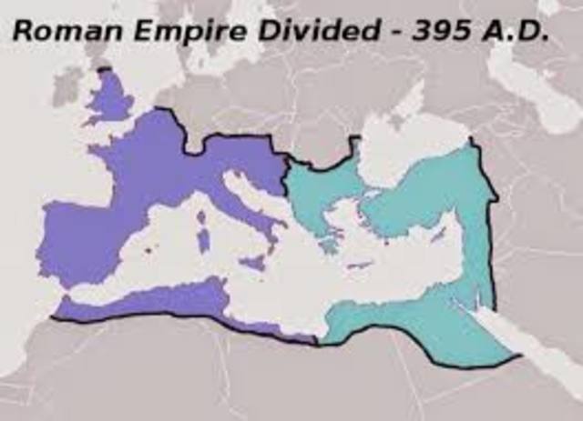 Roman Empire Split - 395