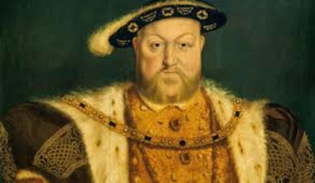 King Henry VIII begins Protestant Anglican church