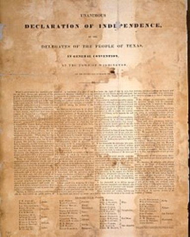 Texas Decleration Of Independence