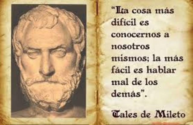 TALES DE MILETO (624 A.C – 543 A.C)