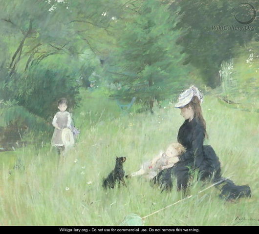 In a Park by Berthe Morisot
