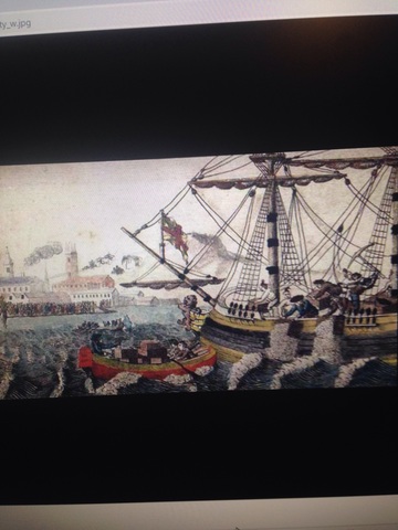 The Boston tea party