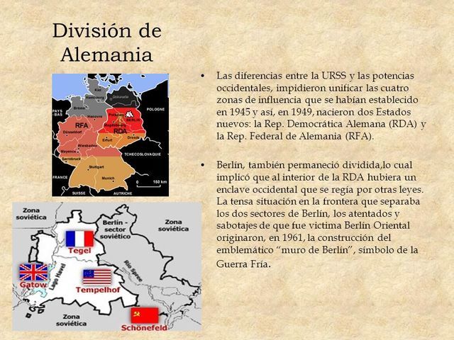 CREACIÓN DE LAS DOS ALEMANIAS