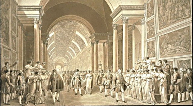Inauguración del museo del Louvre.